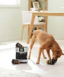 Frisco Brunch Espresso Machine Hide & Seek Puzzle Plush Squeaky Dog Toy -PetNest Shop 297258 PT3. SY630 V1642089143