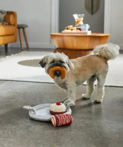 Frisco Brunch Pastry Tray Plush Squeaky Dog Toy, 4 count -PetNest Shop 297262 PT3. SY630 V1642087931