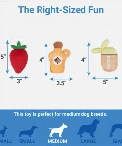 Frisco Brunch Pancake Hide & Seek Puzzle Plush Squeaky Dog Toy -PetNest Shop 297266 PT2. SY630 V1643916712