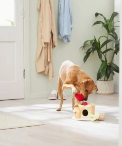 Frisco Brunch Pancake Hide & Seek Puzzle Plush Squeaky Dog Toy -PetNest Shop 297266 PT3. SY630 V1642087986