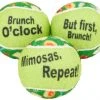 Frisco Brunch Fetch Squeaky Tennis Ball Dog Toy, 3 count -PetNest Shop 297284 MAIN. SY630 V1642086101