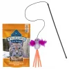 Blue Buffalo||Frisco Blue Buffalo Wilderness Chicken & Turkey Grain-Free Cat Treats, 2-oz bag + Frisco Bird Teaser with Feathers Cat Toy, Purple -PetNest Shop 297848 MAIN. SY630 V1621270644
