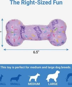 Frisco||The Lazy Dog Cookie Co. Frisco Birthday TPR Bone Dog Toy, Purple, Large + The Lazy Dog Cookie Co. Happy Birthday Pup-PIE Dog Treat, Girl -PetNest Shop 297952 PT2. SY630 V1623253660