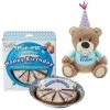 Frisco||The Lazy Dog Cookie Co. Frisco Plush Birthday Bear with Striped Hat Dog Toy + The Lazy Dog Cookie Co. Happy Birthday Pup-PIE Dog Treat, Boy -PetNest Shop 297994 MAIN. SY630 V1621295835