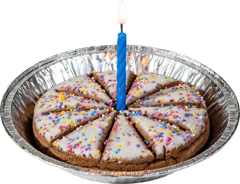 Frisco||The Lazy Dog Cookie Co. Frisco Plush Birthday Bear with Striped Hat Dog Toy + The Lazy Dog Cookie Co. Happy Birthday Pup-PIE Dog Treat, Boy 8 Frisco||The Lazy Dog Cookie Co. Frisco Plush Birthday Bear with Striped Hat Dog Toy + The Lazy Dog Cookie Co. Happy Birthday Pup-PIE Dog Treat, Boy - Image 6