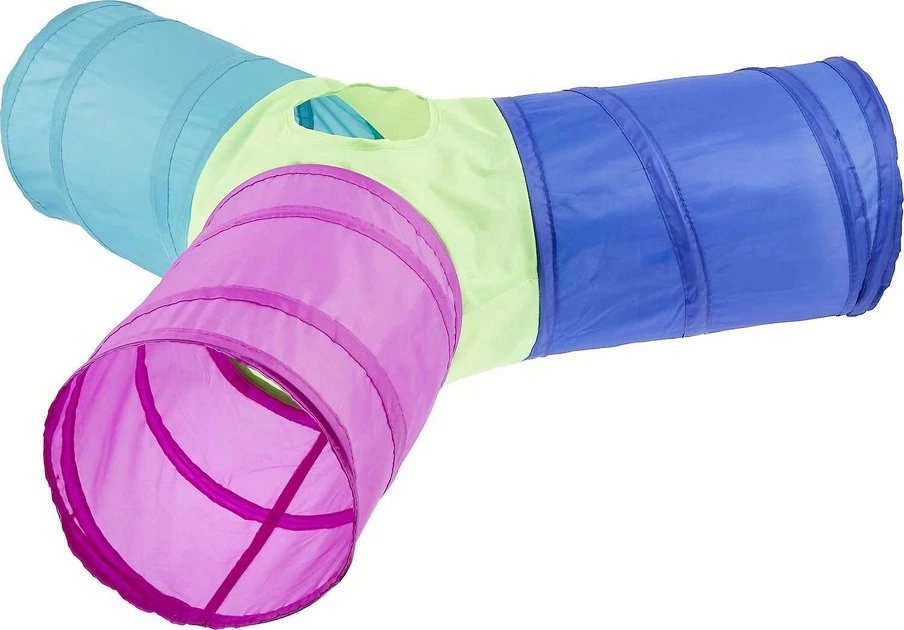 Hartz||Frisco Hartz Delectables Stew Chicken & Tuna Lickable Cat Treat, 1.4-oz, case of 12 + Frisco Peek-a-Boo Cat Chute Cat Toy, Colorful Tri-Tunnel 7 Hartz||Frisco Hartz Delectables Stew Chicken & Tuna Lickable Cat Treat, 1.4-oz, case of 12 + Frisco Peek-a-Boo Cat Chute Cat Toy, Colorful Tri-Tunnel - Image 5