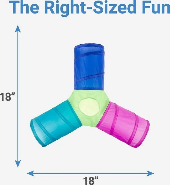 Hartz||Frisco Hartz Delectables Stew Chicken & Tuna Lickable Cat Treat, 1.4-oz, case of 12 + Frisco Peek-a-Boo Cat Chute Cat Toy, Colorful Tri-Tunnel 8 Hartz||Frisco Hartz Delectables Stew Chicken & Tuna Lickable Cat Treat, 1.4-oz, case of 12 + Frisco Peek-a-Boo Cat Chute Cat Toy, Colorful Tri-Tunnel - Image 6