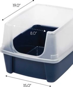 Frisco||IRIS Frisco Plastic Litter Scooper with Caddy + IRIS Open Top Litter Box with Shield -PetNest Shop 298166 PT5. SY630 V1623196667