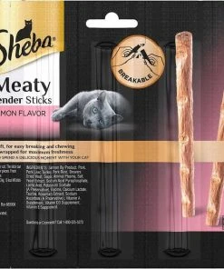 Sheba||Frisco Sheba Meaty Tender Sticks Salmon Flavored Cat Treats, 5 count + Frisco Plush, Teaser, Ball & Tunnel Variety Pack Cat Toy with Catnip, 25 count -PetNest Shop 298508 PT2. SY630 V1623201162