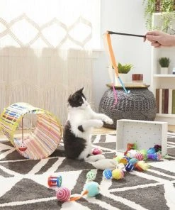 Sheba||Frisco Sheba Meaty Tender Sticks Salmon Flavored Cat Treats, 5 count + Frisco Plush, Teaser, Ball & Tunnel Variety Pack Cat Toy with Catnip, 25 count -PetNest Shop 298508 PT4. SY630 V1623202064