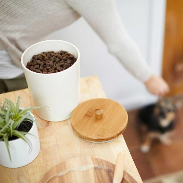 Tiny Tiger||Frisco Tiny Tiger Tuna Tidbits Flavor Filled Cat Treats, 16-oz bag + Frisco Melamine Dog & Cat Treat Jar with Bamboo Lid, 8 Cups 9 Tiny Tiger||Frisco Tiny Tiger Tuna Tidbits Flavor Filled Cat Treats, 16-oz bag + Frisco Melamine Dog & Cat Treat Jar with Bamboo Lid, 8 Cups - Image 7