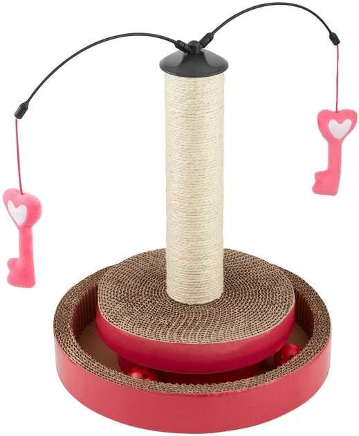 Frisco Key to My Heart Interactive Scratching Cat Toy with Catnip 3 Frisco Key to My Heart Interactive Scratching Cat Toy with Catnip