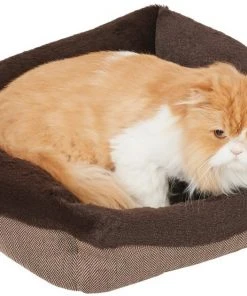 Frisco Herringbone Cuffed Cuddler Dog & Cat Bed 10 Frisco Herringbone Cuffed Cuddler Dog & Cat Bed -PetNest Shop 299429 PT2. SY630 V1638455820