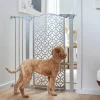 Frisco Metal Geometric Pattern Extra Tall Auto-close Dog Gate 2 Frisco Metal Geometric Pattern Extra Tall Auto-close Dog Gate -PetNest Shop 299514 MAIN. SY630 V1627305390