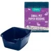 Frisco High Sided Litter Box + Small Animal Bedding, Lavender -PetNest Shop 301932 MAIN. SY630 V1644976021