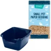 Frisco High Sided Litter Box + Small Animal Bedding, Nautral -PetNest Shop 301934 MAIN. SY630 V1644977517