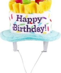 Frisco Birthday Cake Hat, X-Small/Small + Dog & Cat T-Shirt, Pink -PetNest Shop 302396 PT2. SY630 V1623060140