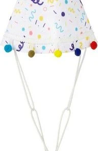 Frisco Confetti Birthday Hat, Small/Medium + Dog & Cat T-Shirt, Blue -PetNest Shop 302442 PT2. SY630 V1623059555