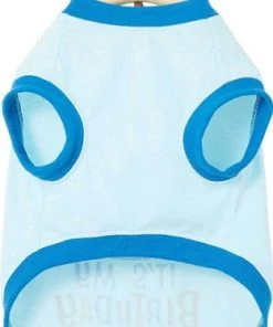 Frisco Happy Birthday Crown, Medium/Large + Dog & Cat T-Shirt, Blue -PetNest Shop 302454 PT6. SY630 V1623065848