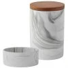 Frisco Marble Design Non-skid Ceramic Dog Bowl + Treat Jar with Wood Lid, 3.75 Cups -PetNest Shop 302482 MAIN. SY630 V1623070648