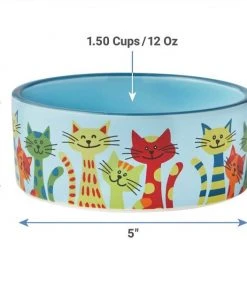 Frisco New York Non-skid Ceramic Dish, 0.50 Cup + Cat Bowl, 1.50 Cups 18 Frisco New York Non-skid Ceramic Dish, 0.50 Cup + Cat Bowl, 1.50 Cups -PetNest Shop 302488 PT7. SY630 V1623052360