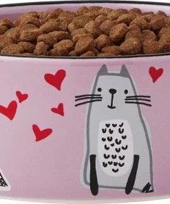 Frisco Paris Non-skid Ceramic Dish, 0.50 Cup + Cat Dish, 1.50 Cup -PetNest Shop 302490 PT6. SY630 V1623067060