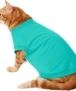 Frisco Basic Dog & Cat T-Shirt, Pink + Teal -PetNest Shop 302638 PT5. SY630 V1623084454