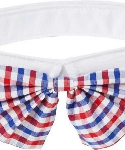 Frisco Plaid Dog & Cat Bow Tie, Red & Blue + Orange & Blue -PetNest Shop 302786 PT3. SY630 V1623049347