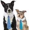Frisco Plaid Dog & Cat Neck Tie, Blue Plaid + Polka Dot, Teal -PetNest Shop 302794 MAIN. SY630 V1623039471
