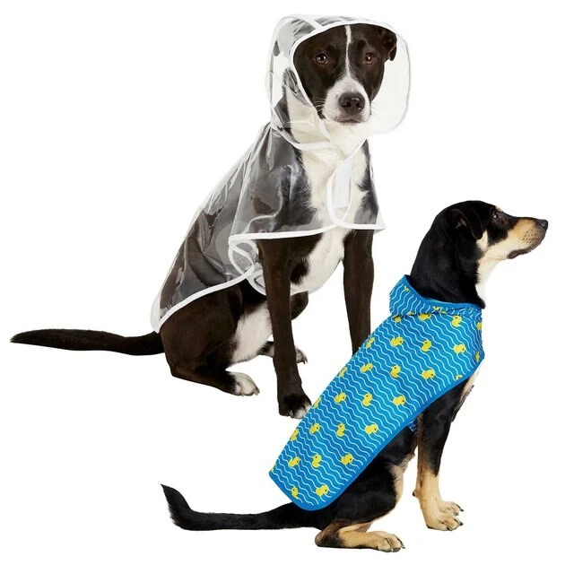 Frisco Rubber Ducky + Clear Vinyl Dog Raincoat 3 Frisco Rubber Ducky + Clear Vinyl Dog Raincoat
