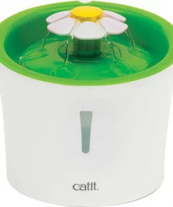 Catit||Frisco Catit Flower Plastic Fountain, 100-oz + Frisco Pet Toy & Bowl Cleaning Wipes -PetNest Shop 303288 PT1. SY630 V1623043357