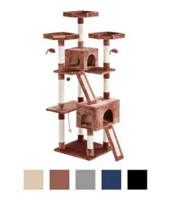 Frisco 52-in + 72-in Faux Fur Tree & Condo -PetNest Shop 303334 PT1. SY630 V1623058650