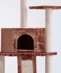 Frisco 52-in + 72-in Faux Fur Tree & Condo -PetNest Shop 303334 PT7. SY630 V1623085367