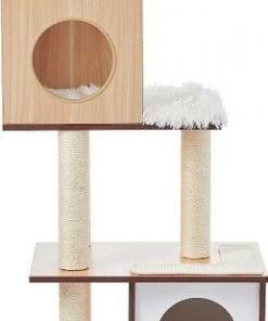 Frisco 62-in Modern Tree & Condo + Modern Tunnel Elevated Cat Bed 11 Frisco 62-in Modern Tree & Condo + Modern Tunnel Elevated Cat Bed -PetNest Shop 303344 PT1. SY630 V1623059846