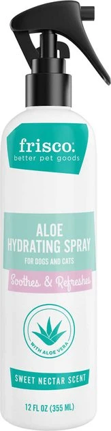 Frisco Aloe Hydrating Spray, 12-oz bottle + Oatmeal Shampoo with Aloe for Dogs & Cats, Almond Scent 4 Frisco Aloe Hydrating Spray, 12-oz bottle + Oatmeal Shampoo with Aloe for Dogs & Cats, Almond Scent - Image 2