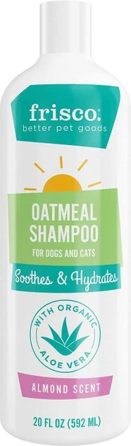 Frisco Aloe Hydrating Spray, 12-oz bottle + Oatmeal Shampoo with Aloe for Dogs & Cats, Almond Scent 8 Frisco Aloe Hydrating Spray, 12-oz bottle + Oatmeal Shampoo with Aloe for Dogs & Cats, Almond Scent - Image 6