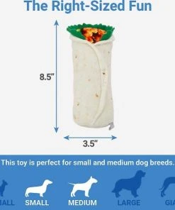 Frisco Cactus Cat Scratching Post, 22-in + Plush Squeaking Burrito Dog Toy -PetNest Shop 303376 PT5. SY630 V1623076958