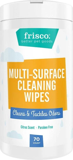 Frisco Dog Training & Potty Pads, 22 x 23-in, 150 count, Unscented + Multi-Surface Cleaning Citrus Scented Wipes 8 Frisco Dog Training & Potty Pads, 22 x 23-in, 150 count, Unscented + Multi-Surface Cleaning Citrus Scented Wipes - Image 6