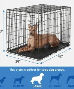 Frisco Heavy Duty Fold & Carry Double Door Collapsible Wire Crate & Mat Kit, + Extra Large Dog Training & Potty Pads, 28 x 34-in, 150 count, Unscented -PetNest Shop 303458 PT2. SY630 V1623166665