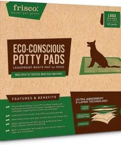 Frisco Refill Poop Bags, Scented, 120 count + Eco-Conscious Dog Training & Potty Pads, 22 x 23-in, 50 count, Unscented -PetNest Shop 303542 PT4. SY630 V1623034047
