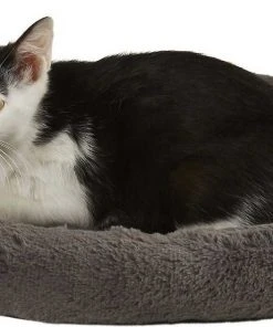 Frisco Self Warming Bolster Round Bed, Gray + 33-in Faux Fur Cat Tree & Condo, Gray 11 Frisco Self Warming Bolster Round Bed, Gray + 33-in Faux Fur Cat Tree & Condo, Gray -PetNest Shop 303574 PT1. SY630 V1623063152