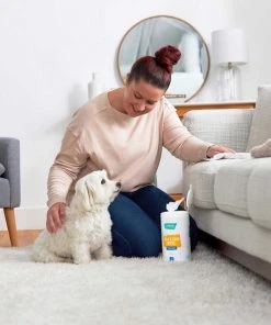 Frisco||Pet Odor Exterminator Frisco Stain & Odor Remover Wipes, 70 count + Pet Odor Exterminator Lavender & Chamomile Deodorizing Candle -PetNest Shop 303620 PT3. SY630 V1623081164