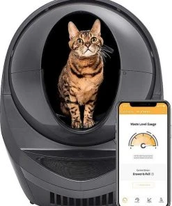 Litter-Robot||Frisco Litter-Robot WiFi Enabled Automatic Self-Cleaning Cat Litter Box, Grey + Frisco Litter Box Cleaning Wipes -PetNest Shop 303694 PT1. SY630 V1623069453