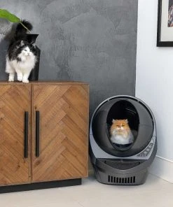 Litter-Robot||Frisco Litter-Robot WiFi Enabled Automatic Self-Cleaning Cat Litter Box, Grey + Frisco Litter Box Cleaning Wipes -PetNest Shop 303694 PT4. SY630 V1623089258