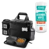 Mobile Dog Gear||Frisco Mobile Dog Gear Week Away Tote Travel Bag, Black, Medium/Large + Frisco Hypoallergenic Grooming Wipes with Aloe for Dogs & Cats, Unscented, 50 count -PetNest Shop 303696 MAIN. SY630 V1623064060