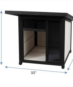 Frisco Modern Wooden Outdoor Dog House, White -PetNest Shop 304037 PT1. SY630 V1641496179