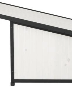 Frisco Modern Wooden Outdoor Dog House, White -PetNest Shop 304037 PT3. SY630 V1641481357