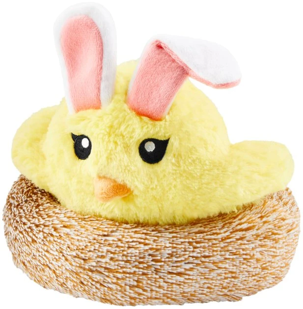 Frisco Easter Chick in Nest 2-in-1 Plush Squeaky Dog Toy 3 Frisco Easter Chick in Nest 2-in-1 Plush Squeaky Dog Toy