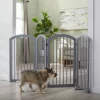 Frisco Arch 4-Panel Solid Wood Dog Gate -PetNest Shop 305151 MAIN. SY630 V1639669145