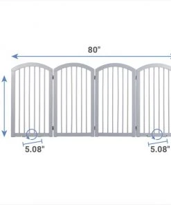 Frisco Arch 4-Panel Solid Wood Dog Gate 7 Frisco Arch 4-Panel Solid Wood Dog Gate -PetNest Shop 305151 PT1. SY630 V1639587131